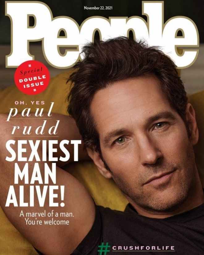 Пол Радд - самый сексуальный мужчина 2021 года, по версии журнала People